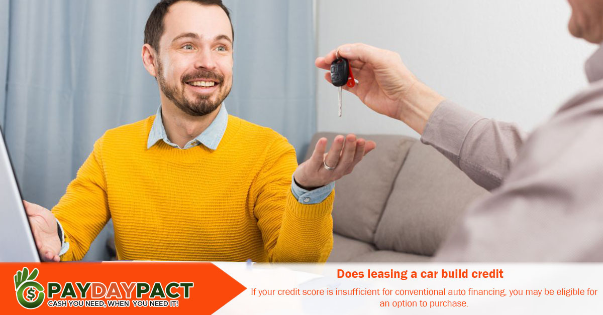 Does leasing a car build credit