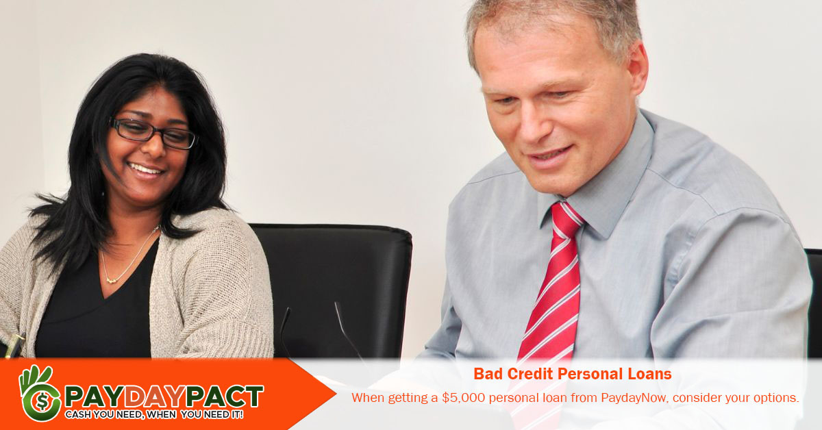 Bad Credit Personal Loans Guaranteed Approval 5000